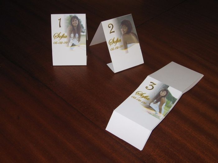 Rotular mesas con papel