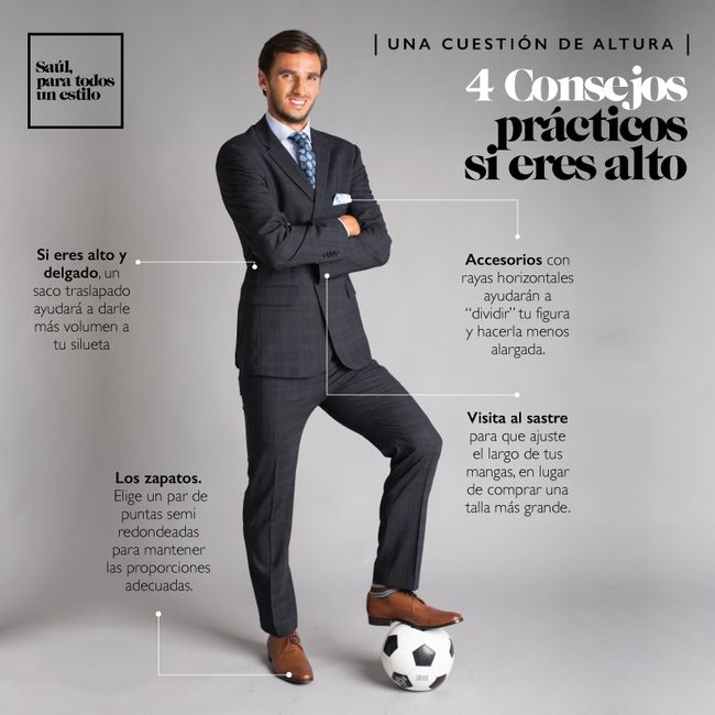 Consejos si eres alto