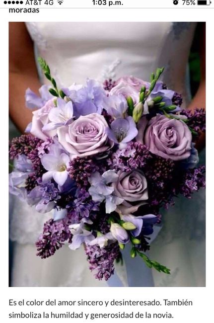 Que significa el color del ramo! - 2