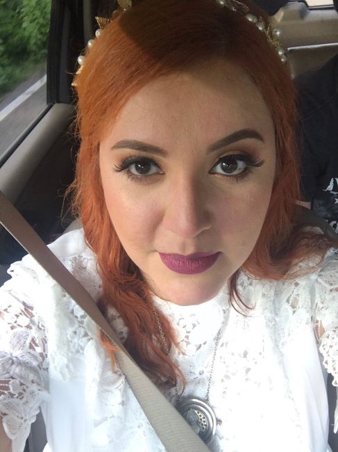 Después de la sesión sin maquillaje...