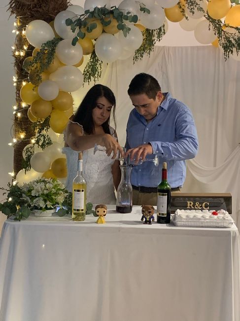 Nuestra boda era hoy  - ceremonia del vino 3