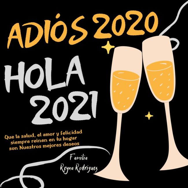 Un gran abrazo del año que termina 2