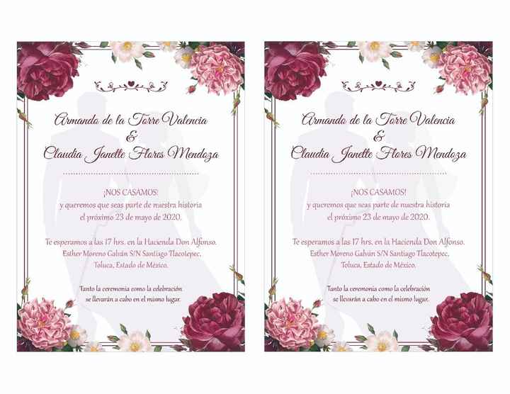Mis invitaciones !!!!
