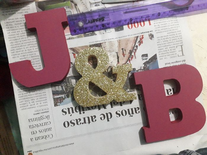 Mis letras de madera diy -terminadas- 🤩😍👍💖 - 3