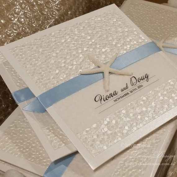 Ideas de invitaciones/ boda en la playa - 2