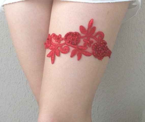 Ligueros en color rojo❤ - 8