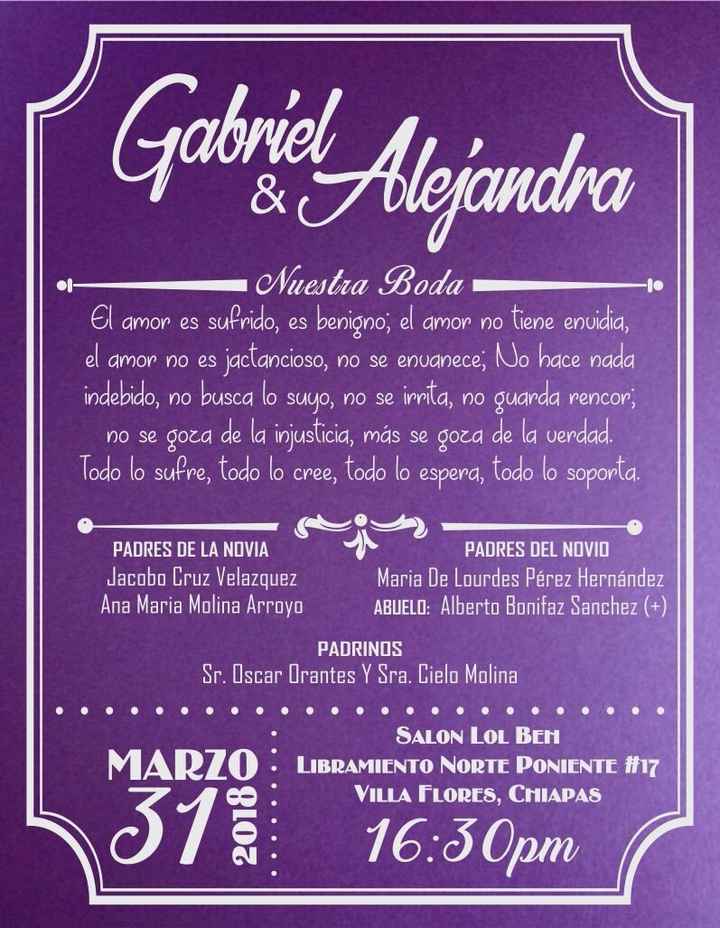 la invitacion :)