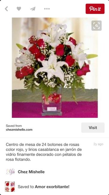 Centro de mesa en color rojo!!! - 3