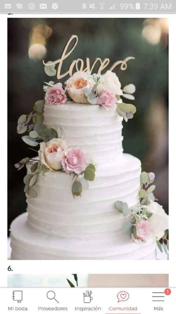 10 pasteles para una boda en primavera - 1