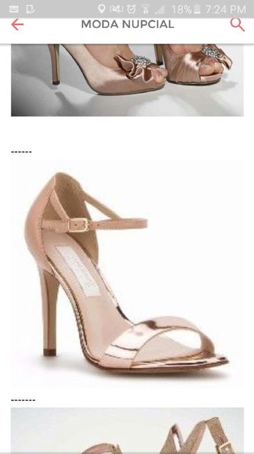  Zapatillas en oro rosa - 1