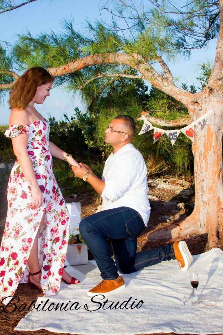 el momento en el que me da el anillo