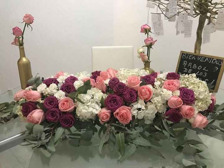 el arreglo mas hermoso que he visto en mi vida!! PARA NUESTRA MESA DE NOVIOS!! jeje 