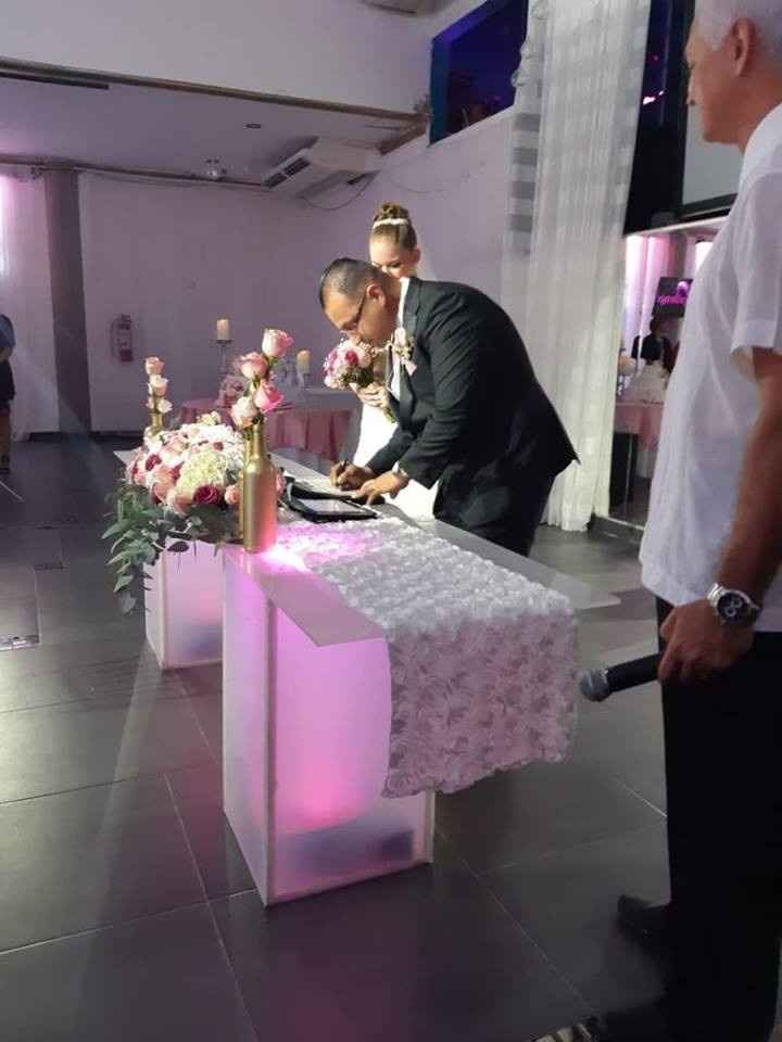 El momentos mas importante, nuestra firma en union ante nuestro Rey .. DIOS