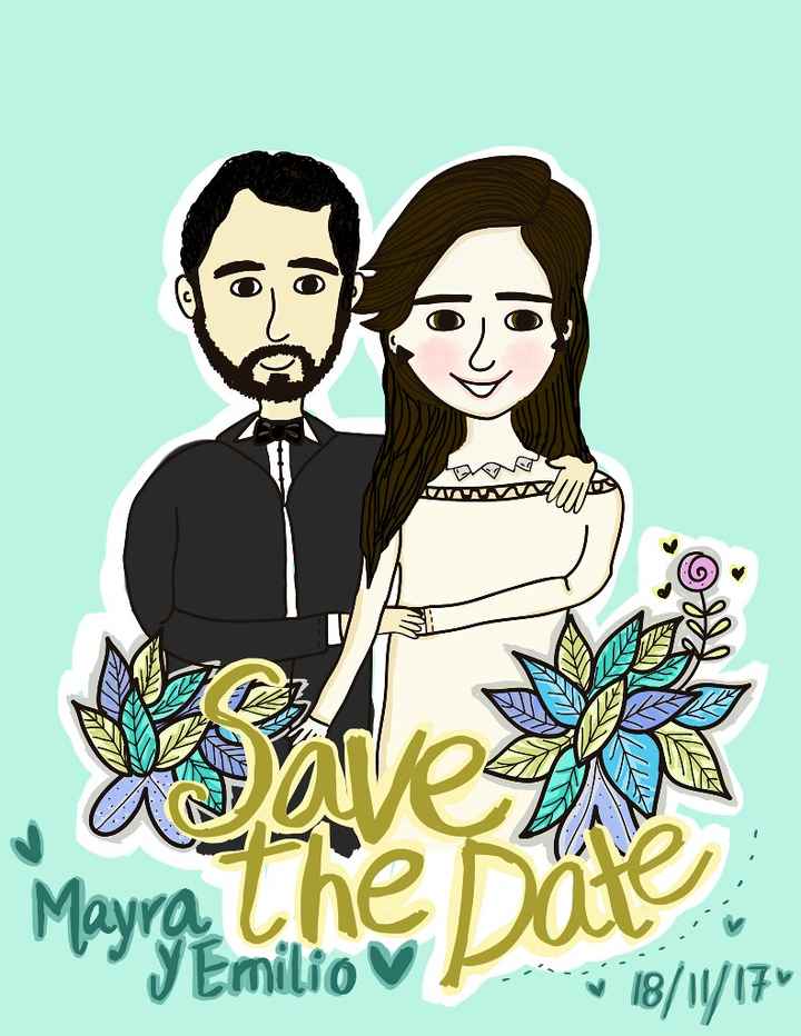 Save the date dibujo - 1