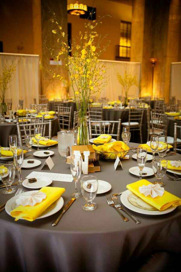 ¡combinación de colores en gris con amarillo! - 2