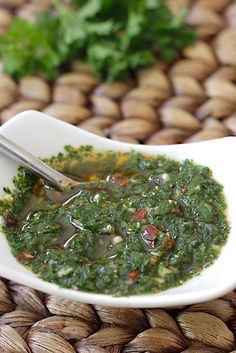 Y el acompañante especial...chimichurri 🤤