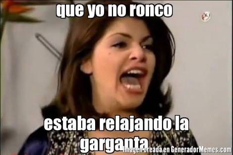 Yo no ronco!!