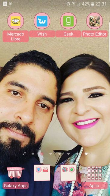 Una foto que nos tomamos el sábado en la boda mi cuñada