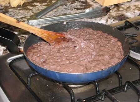 Frijoles re fritos 