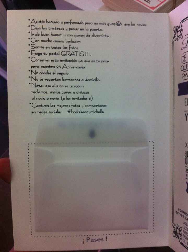 Listas las invitaciones - 3