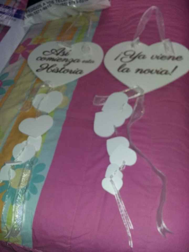 Letreros para pajes - 1