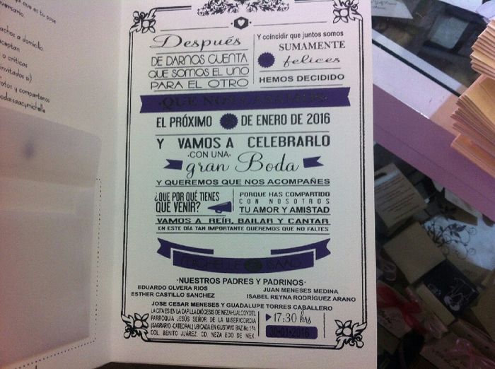 Listas las invitaciones - 2