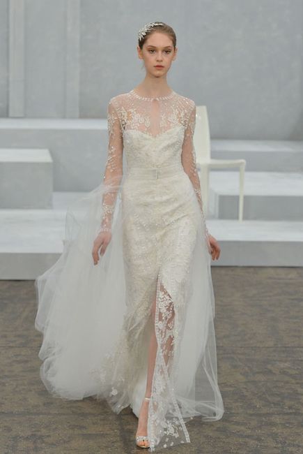 10 vestidos de novia con escote de encaje - 1
