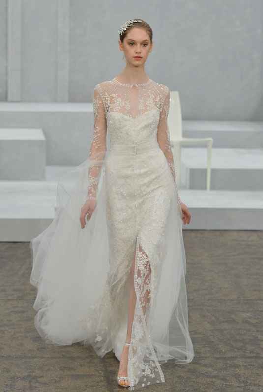 10 vestidos de novia con escote de encaje - 1