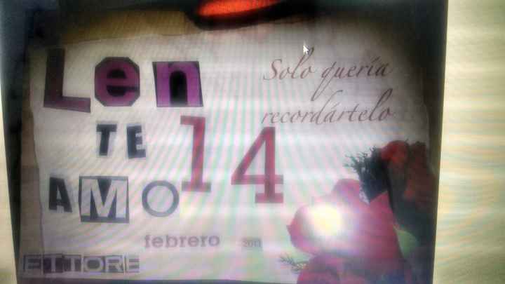 Chicas, sus amores alguna vez le han escrito alguna carta o les han hecho algo por ellos mismos? - 1