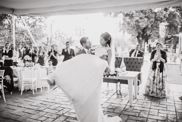 5 propuestas para entrar al lugar de la boda💪💪 1