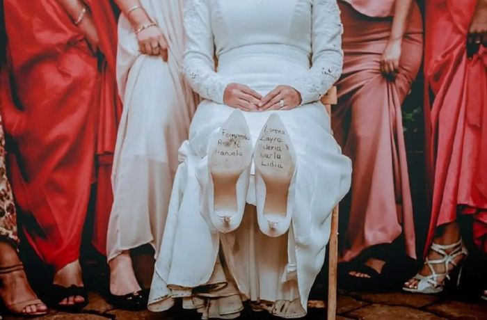 Rayar los zapatos de la novia ¿Lo harías?👠 1