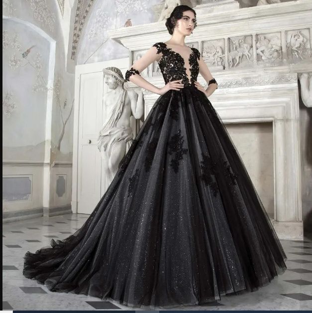 TENDENCIA: ¡¡Vestidos de boda negros!! 🖤 6