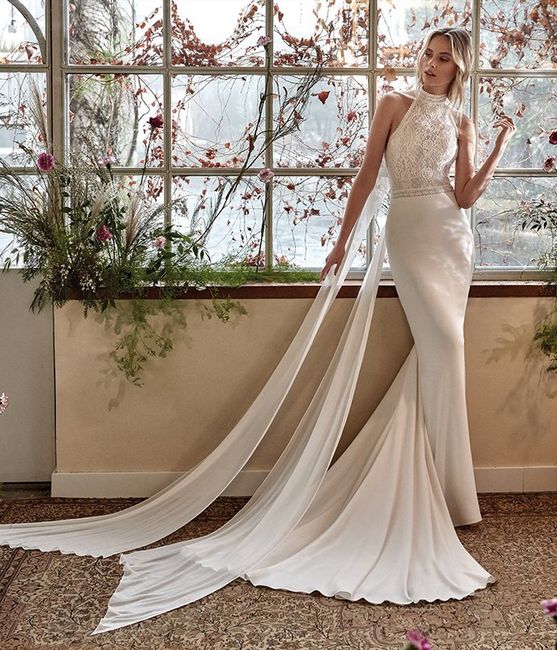 5 vestidos de novia con cuello Halter 👗 2
