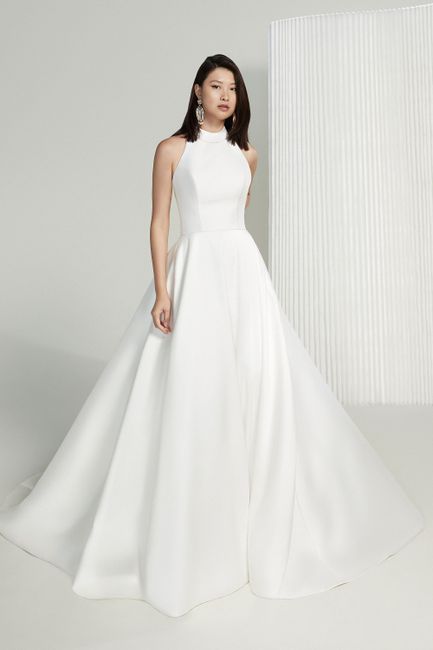 5 vestidos de novia con cuello Halter 👗 1