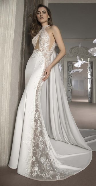 5 vestidos de novia con cuello Halter 👗 5