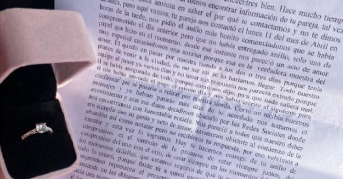 Novia recibe anillo que su novio escogió antes de morir 😢 1