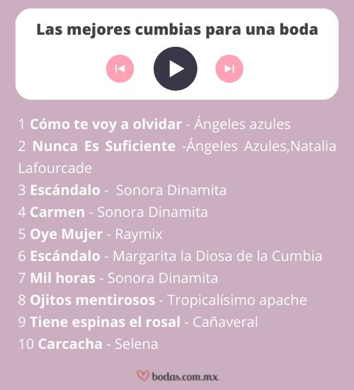 Las mejores cumbias para una boda mexicana 💃🕺 1