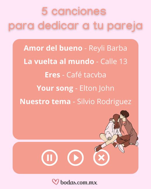 5 canciones para dedicar a tu pareja 🎵❤️ 1