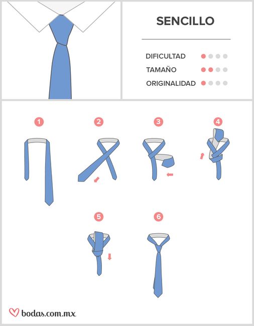Novio ¿No sabes cómo amarrarte la corbata? Aquí te ayudamos👇 - 4