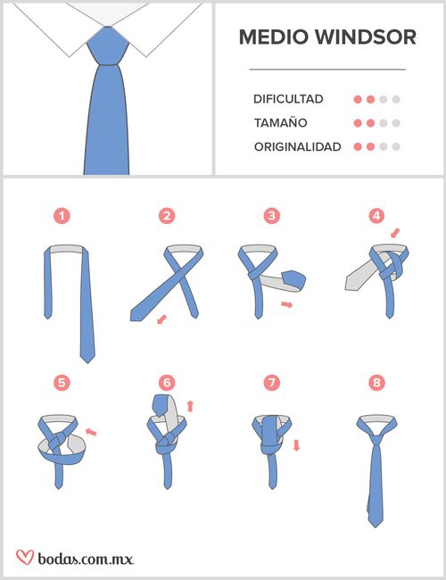 Novio ¿No sabes cómo amarrarte la corbata? Aquí te ayudamos👇 - 8