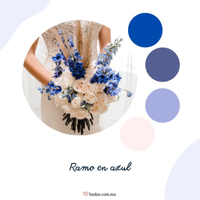 Ramo en azul para novias💙 1