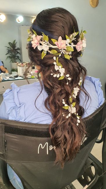 Peinados con flores ¿Like o no like? 👍👎 3