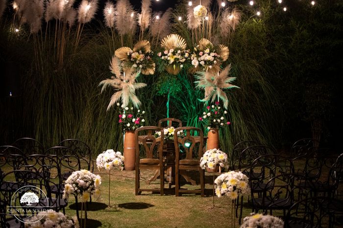 Decoración para una boda civil nocturna romántica ❤️ - 2