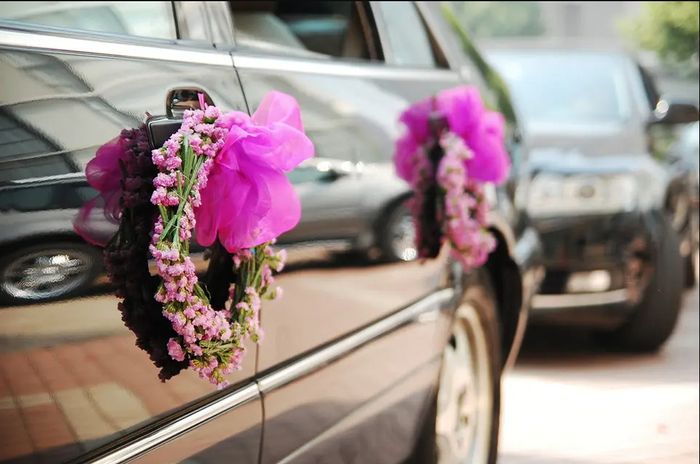 5 ideas para decorar el carro de los novios - 5