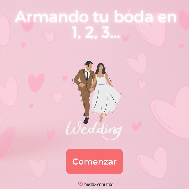 Armando tu boda en 3,2,1...¡Comenzamos! 🏁 1