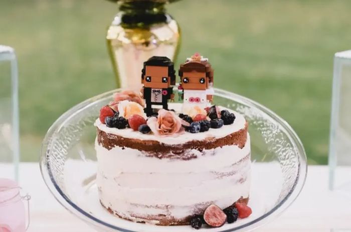 CAKE TOPPERS en forma de lego ¿Les das el Sí quiero? 🎂 1
