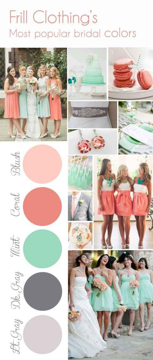 Coral y menta