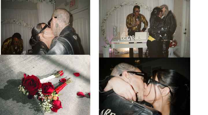 Así fueron las 2 bodas de Kourtney Kardashian y Travis Barker 👇 - 4