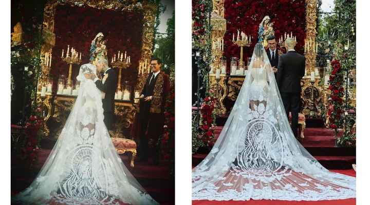 Así fue la tercera boda de Kourtney Kardashian 👇 - 1