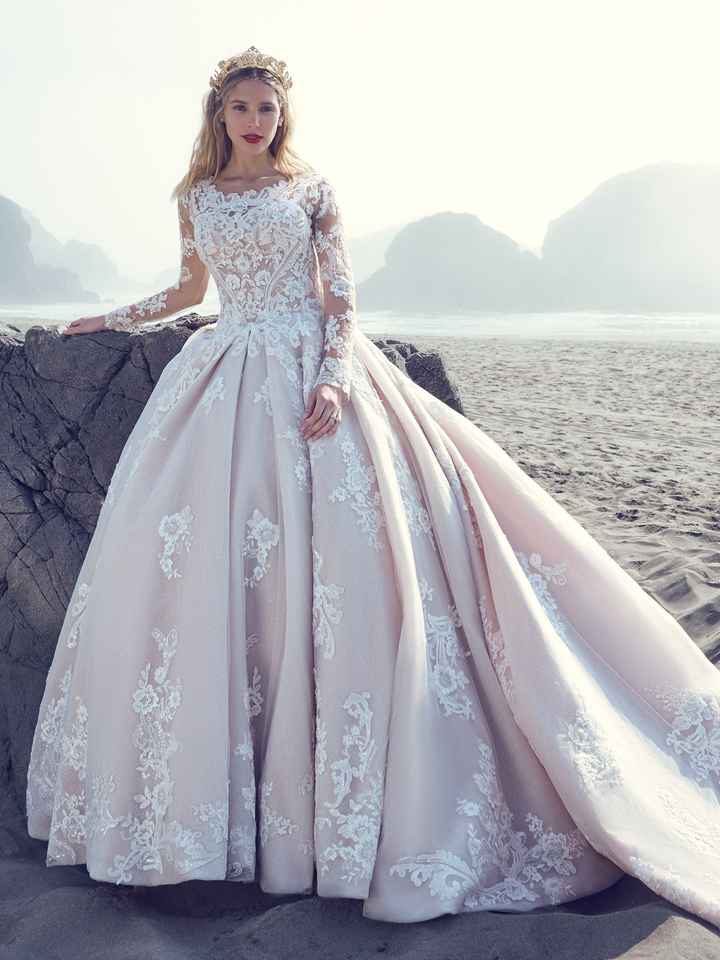 5 Vestidos de novia en tonalidad rosácea 😍 - 5